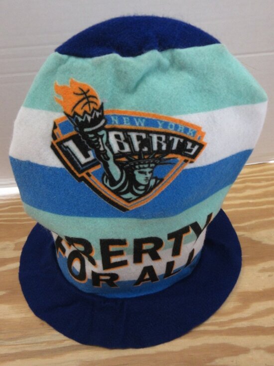 VGT New York Liberty Hat WNBA Fan Giveaway 90s Felt Jester Promo Novelty main image 12